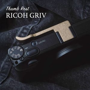 ที่พักนิ้ว Ricoh GRIV GR4 ทองเหลือง Thumb grip Ricoh GR4 Brass จาก MostTap