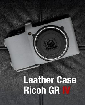 เคสหนัง Ricoh GRIV GR4 สีเทา จาก Cam-in x Larry Gadget Leather Case
