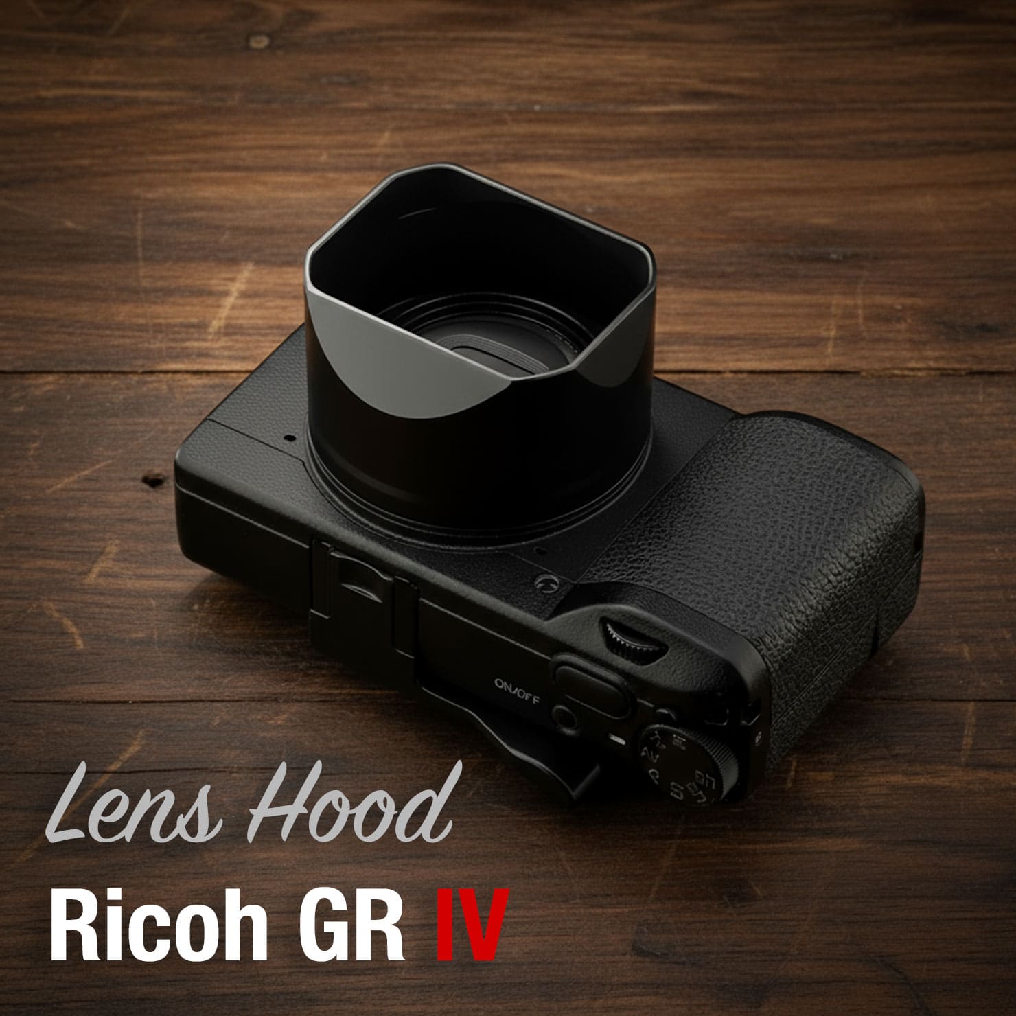ฮูด Ricoh GRIV GR4 Lens Hood Haoge LH-GR4