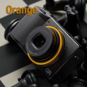 RICOH GRIV Ring Orange แหวนกล้อง Ricoh GR4 สีส้ม จาก Larry Gadget