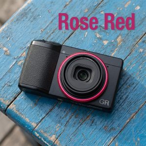 RICOH GRIV Ring Rose Red แหวนกล้อง Ricoh GR4 สีแดงกุหลาบ จาก Haoge