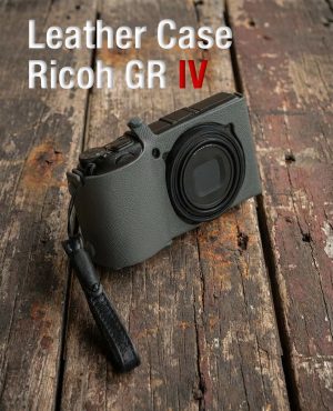 เคสหนัง Ricoh GRIV GR4 HDF สีเขียว จาก Cam-in x Larry Gadget Leather Case