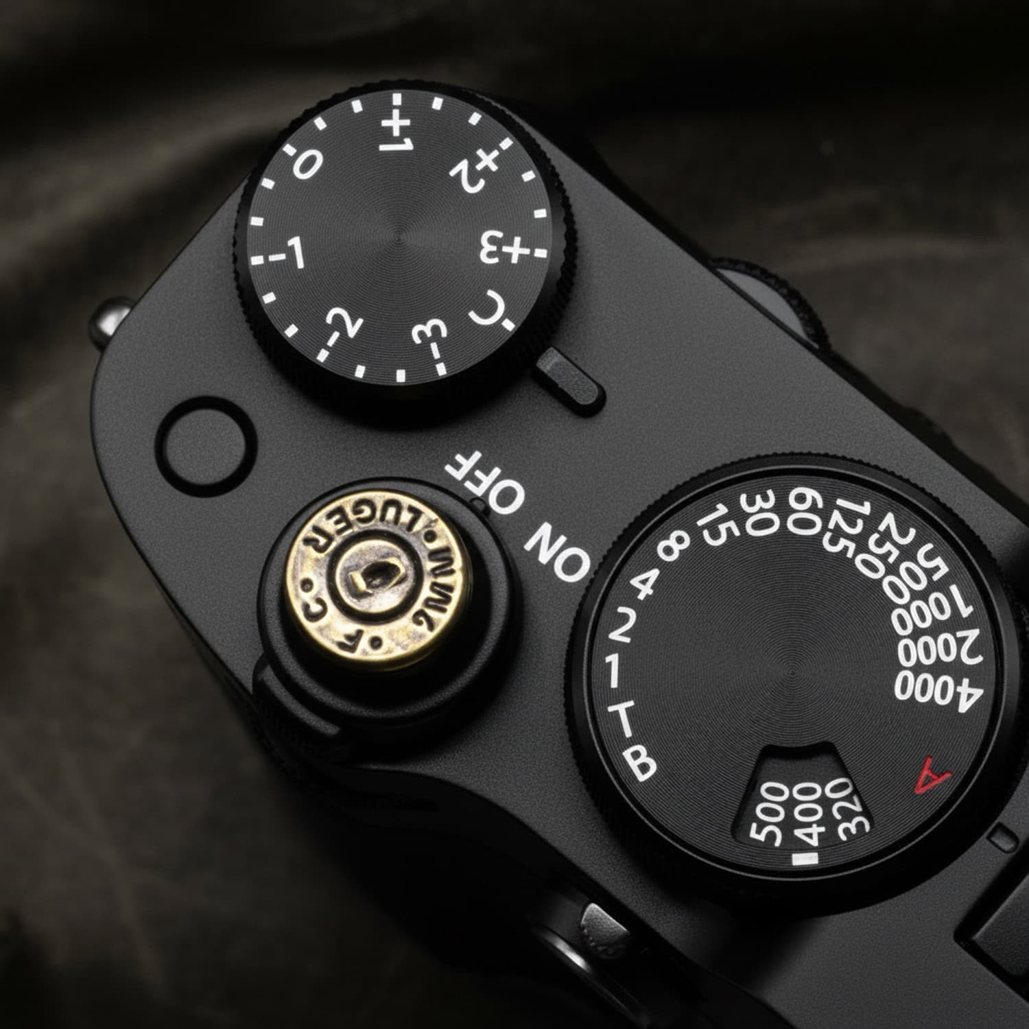 Antique Bullet Soft Release FC LUGER ปุ่มชัตเตอร์กล้อง