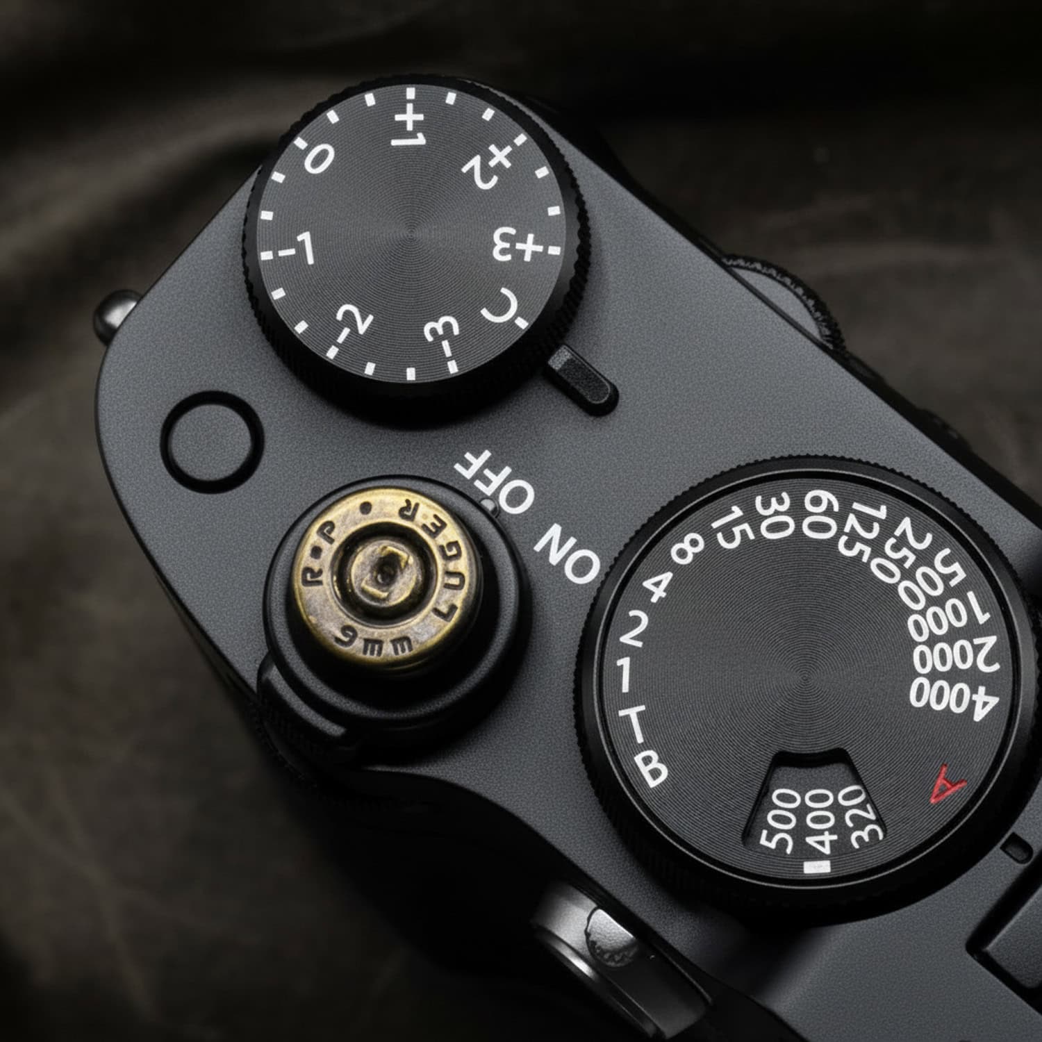 Antique Bullet Soft Release RP LUGER ปุ่มชัตเตอร์กล้อง