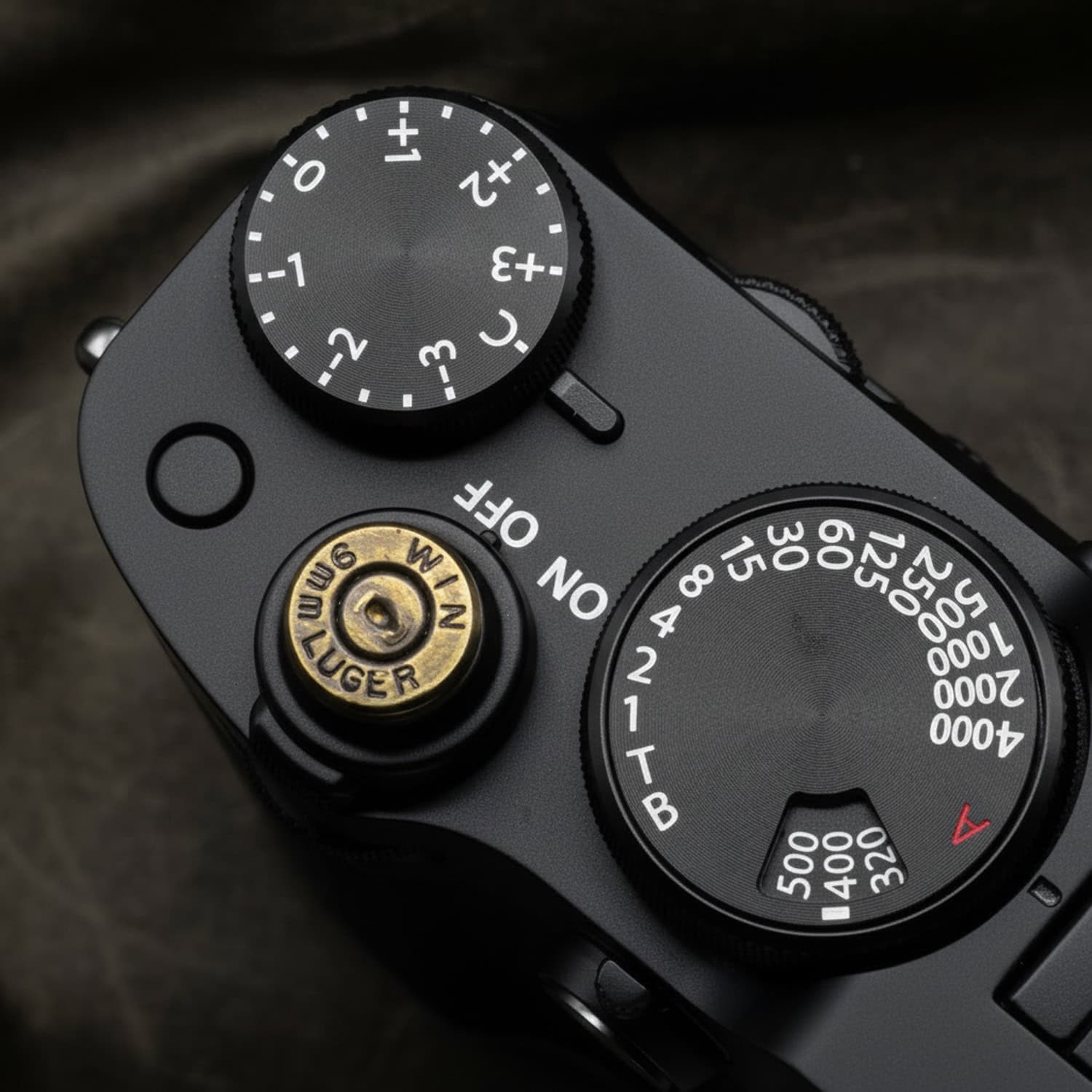 Antique Bullet Soft Release WIN LUGER ปุ่มชัตเตอร์กล้อง