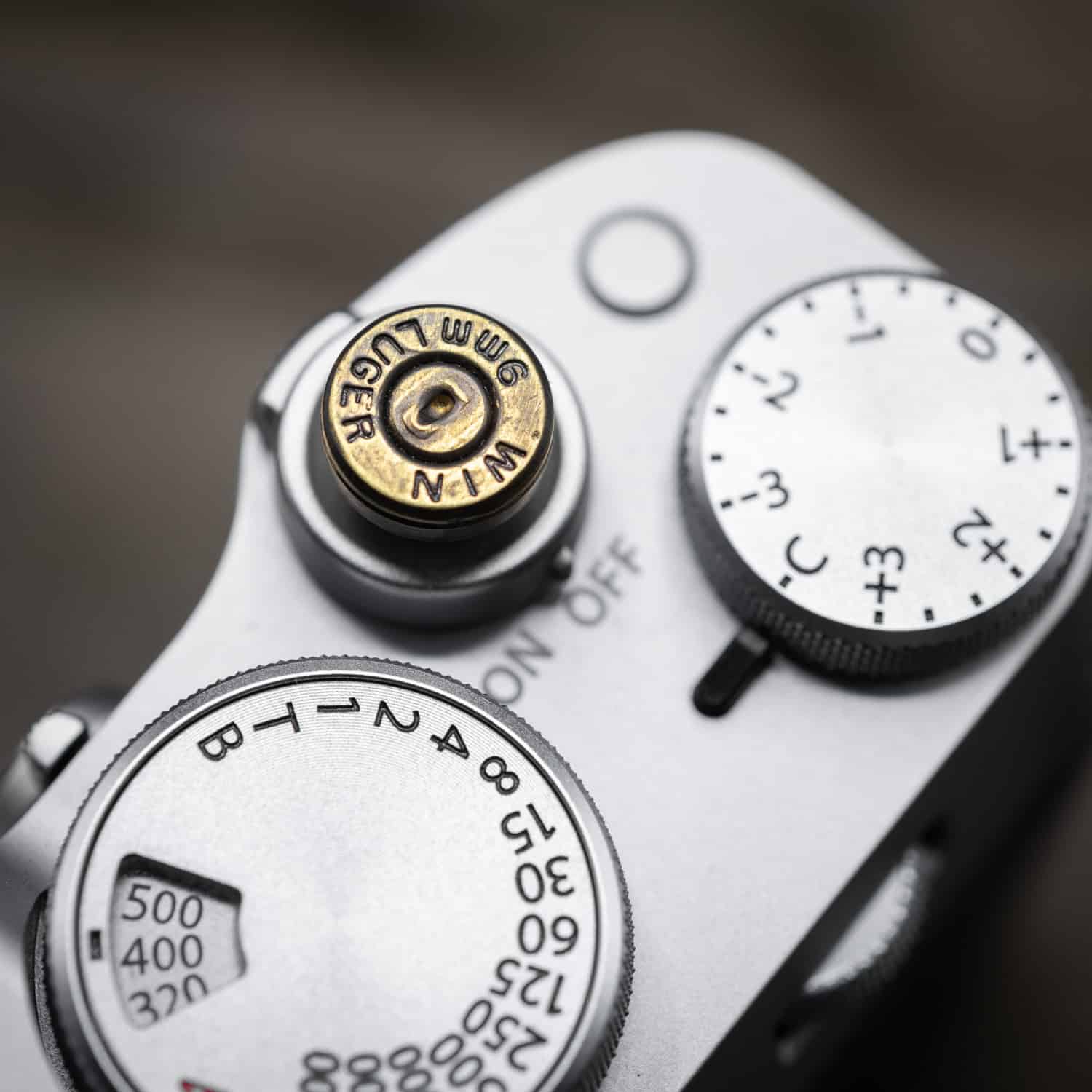 Antique Bullet Soft Release WIN LUGER ปุ่มชัตเตอร์กล้อง