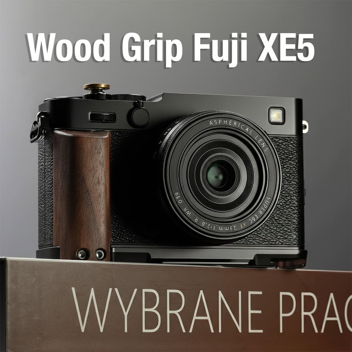 กริป Fuji XE5 สีดำ Hand Grip จาก Haoge