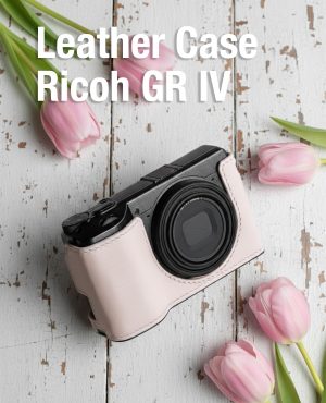 Half case Rich GRIV GR4 HDF สีชมพู เคสหนัง จาก Cam-in x Larry Gadget