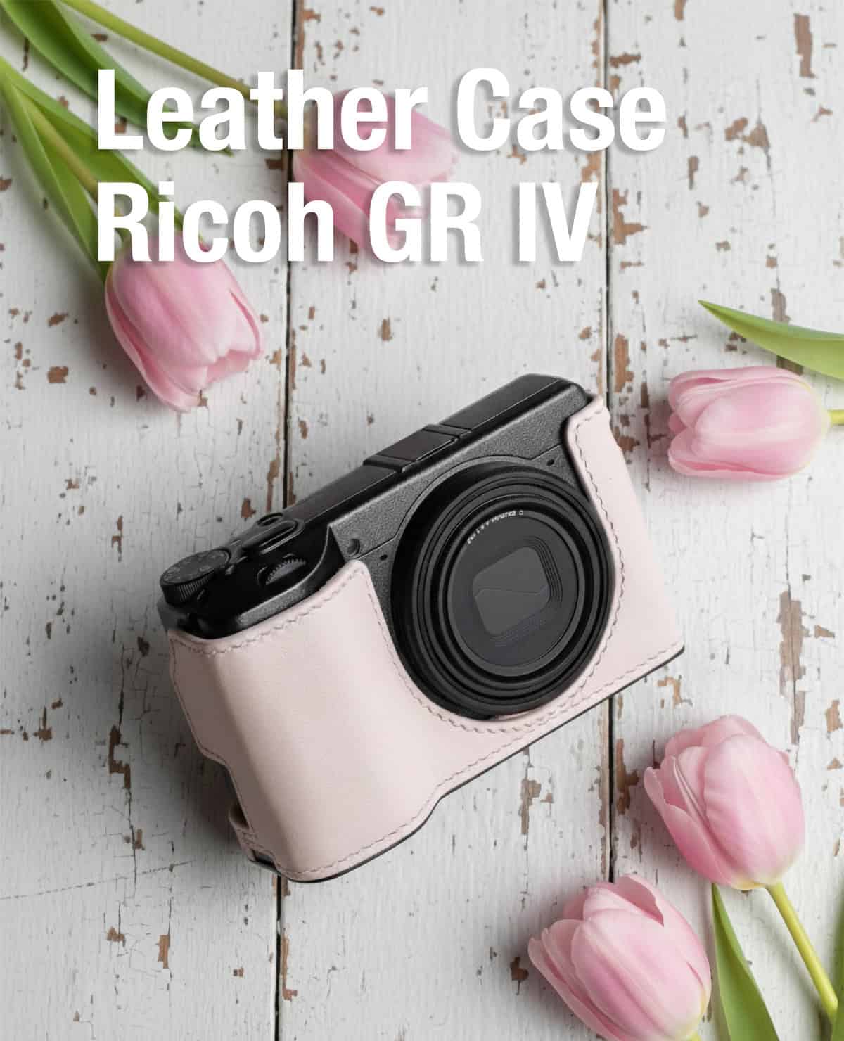 Half case Rich GRIV GR4 HDF สีชมพู เคสหนัง จาก Cam-in x Larry Gadget