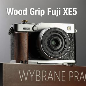 กริป Fuji XE5 สีเงิน Hand Grip จาก Haoge