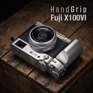 กริป Fuji X100VI สีเงิน Metal Hand Grip Silver Yuwood