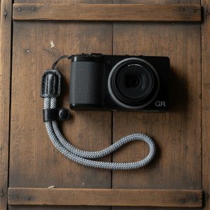 สายคล้องมือกล้องปลายเชือก Yuwood สีเทา Gray Nylon Wrist Strap