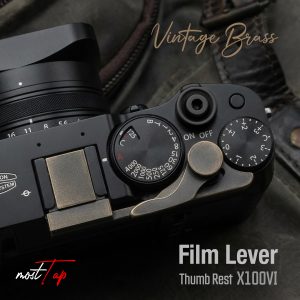 Film Lever Foldable Thumb Grip Fuji X100VI Vintage Brass ที่พักนิ้วพับได้ แบบก้านเลื่อนฟิลม์ MostTap