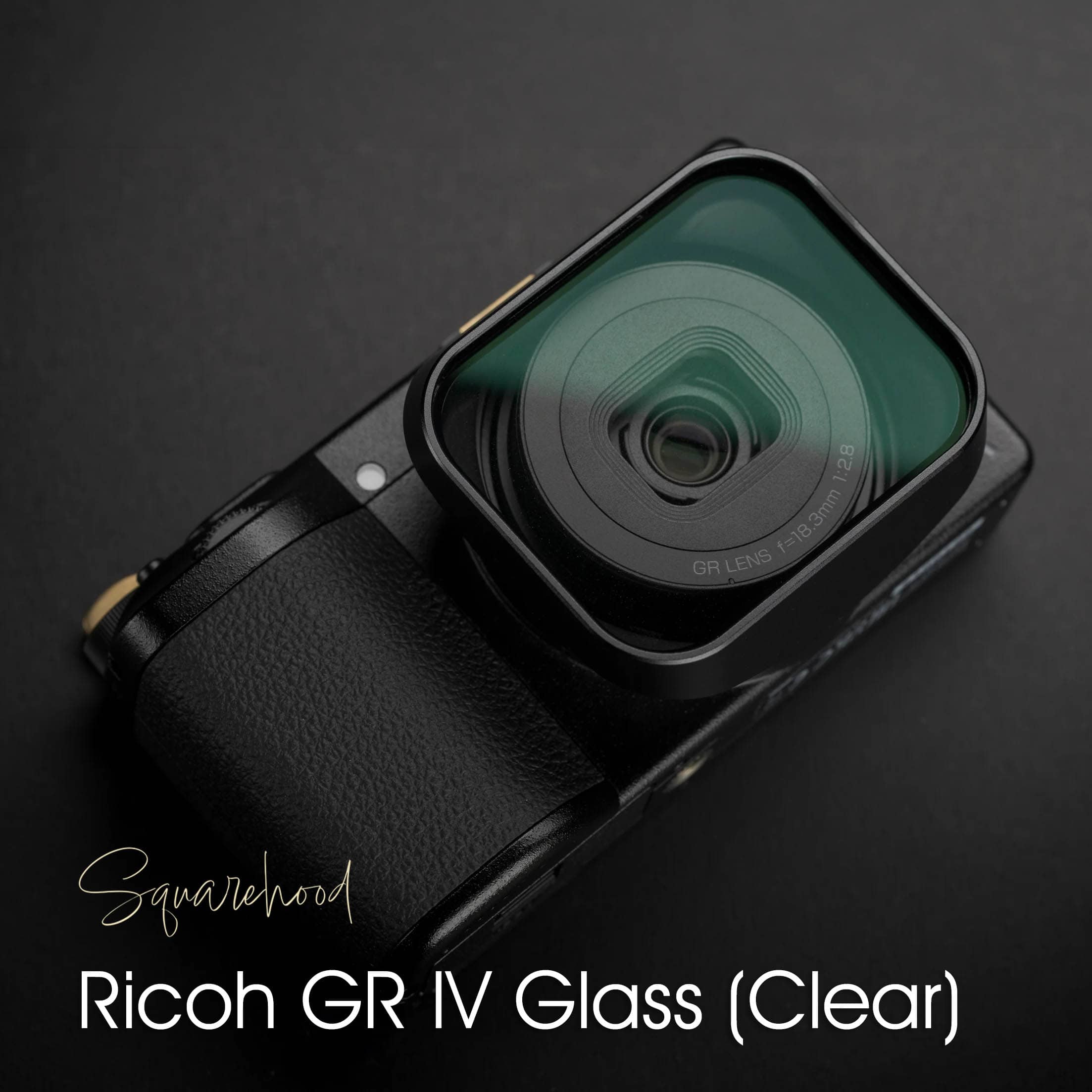 Squarehood Ricoh GRIV Glass Clear เลนส์ฮูด Ricoh GR4