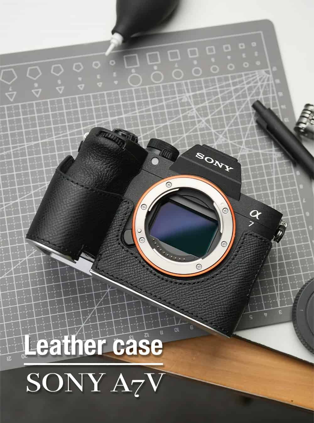 เคสหนัง SONY A7V Leather Case A7M5 Mr.Stone