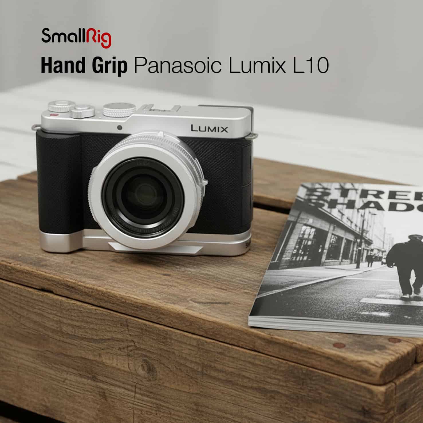 กริป Panasonic Lumx L10 สีเงิน Hand Grip SmallRig 5701