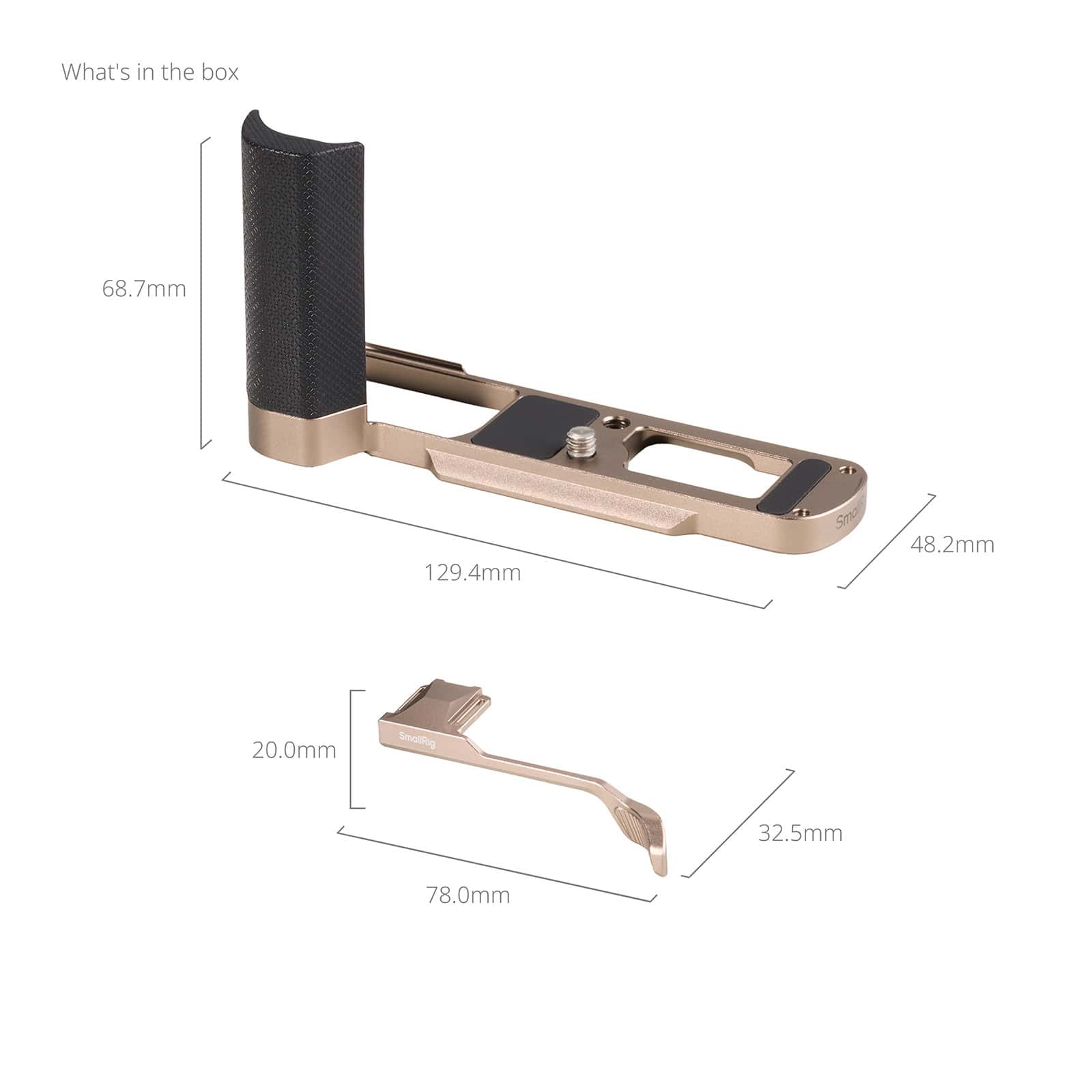 กริป Panasonic Lumx L10 Titanium Gold Hand Grip SmallRig 6136