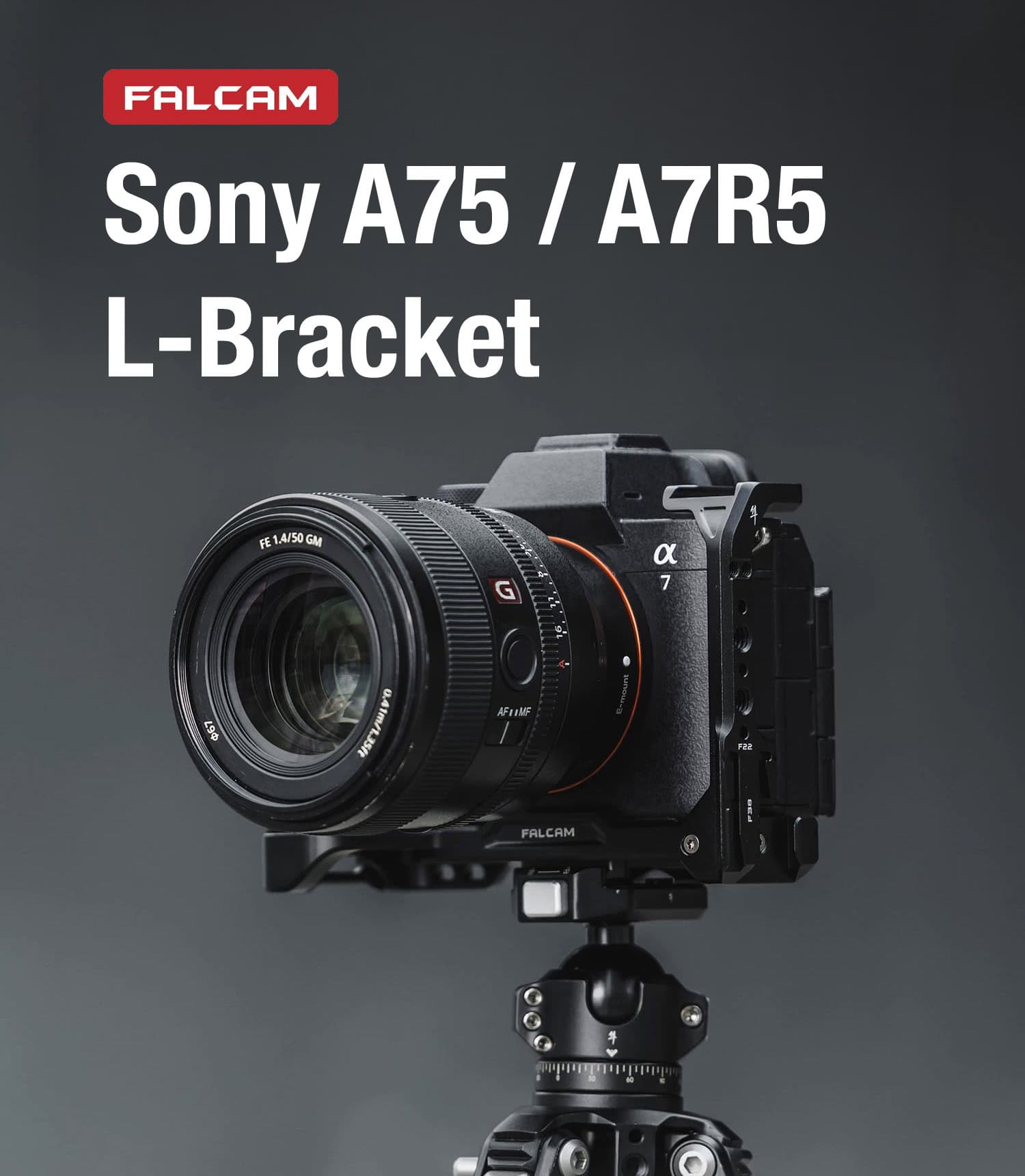 L-Plate Sony A75 A7R5 Falcam L-Bracket