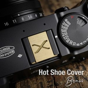 Hot Shoe Cover Brass Fuji X-Series ตัวปิดช่องแฟลช ทองเหลือง Engraving
