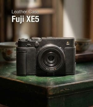 เคส Fuji XE5 Cam-in สีดำ Leather Case
