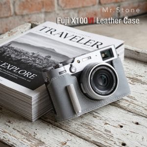 เคส Fuji X100VI Mr.Stone สีเทา Leather Case
