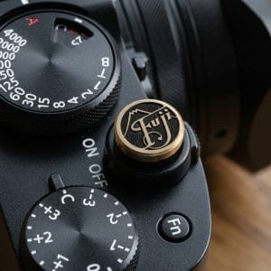 ปุ่มชัตเตอร์ Fuji X100VI XE5 X-HALF XT30III สีดำทอง