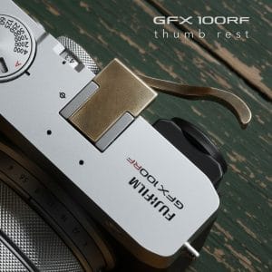 ที่พักนิ้ว Fuji GFX100RF Foldable Thumb Rest Vintage Brass ทองเหลืองรมดำ จาก MostTap