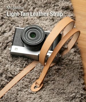 สายคล้องกล้องหนัง Mr.Stone Light Tan